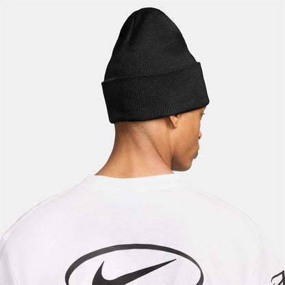 Black-Pinksicle - Side - Nike Unisex Adult NSW Beanie