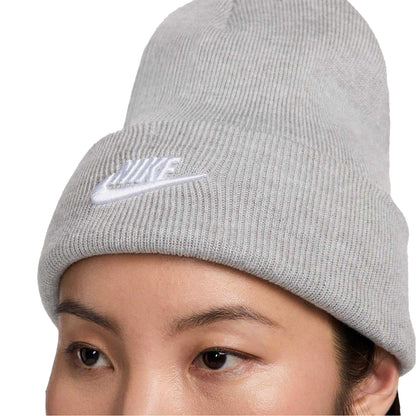Grey-White - Lifestyle - Nike Unisex Adult NSW Beanie