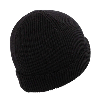 Black - Back - Karrimor Unisex Adult Ribbed Knitted Outdoor Beanie