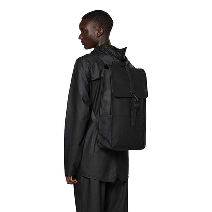 Black - Side - Rains Commuter Backpack