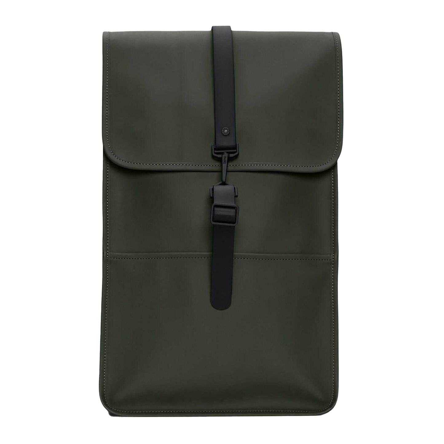 Green - Front - Rains Commuter Backpack