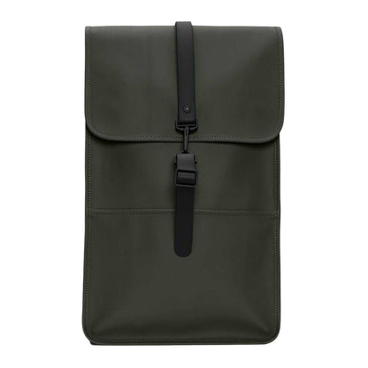 Green - Front - Rains Commuter Backpack