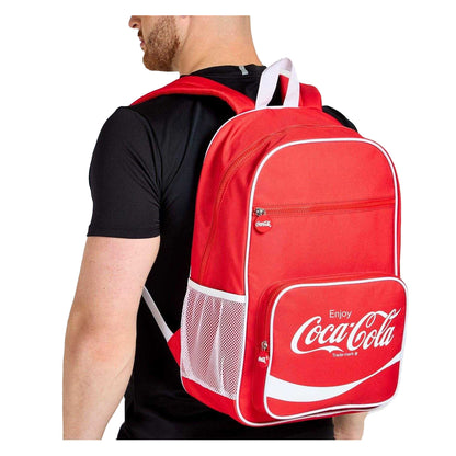Red - Back - Coca-Cola Unisex Adult Classic Backpack