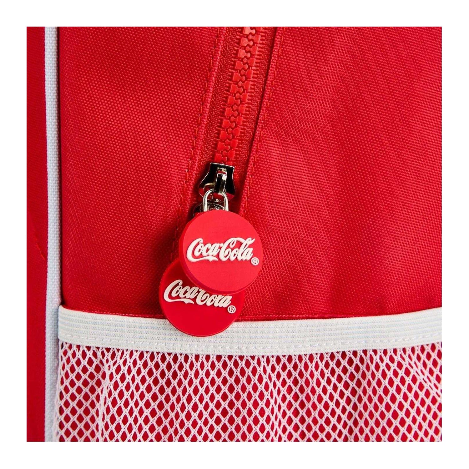 Red - Side - Coca-Cola Unisex Adult Classic Backpack