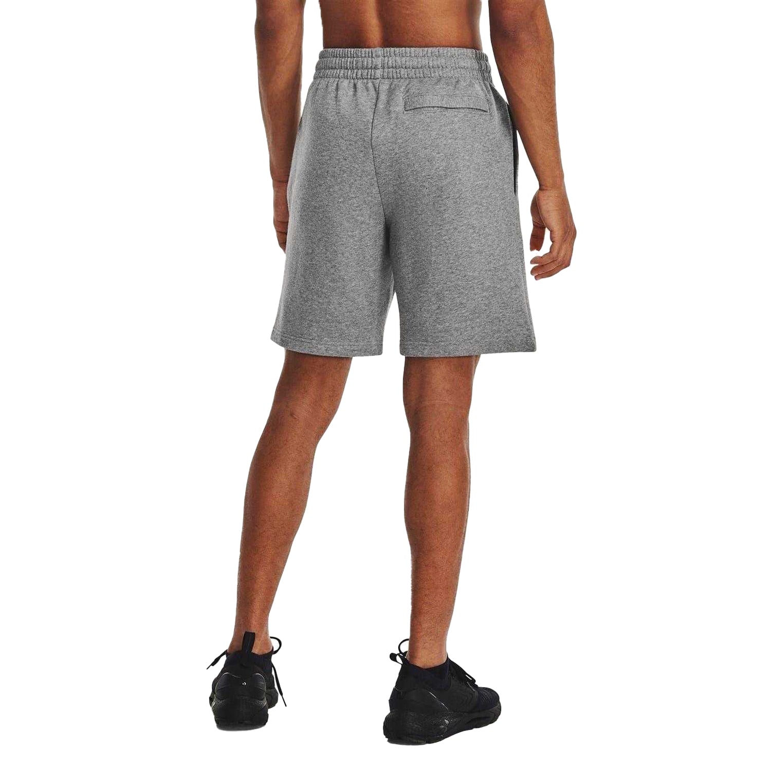 Frost Gray - Back - Under Armour Mens Rival Cotton Blend Shorts