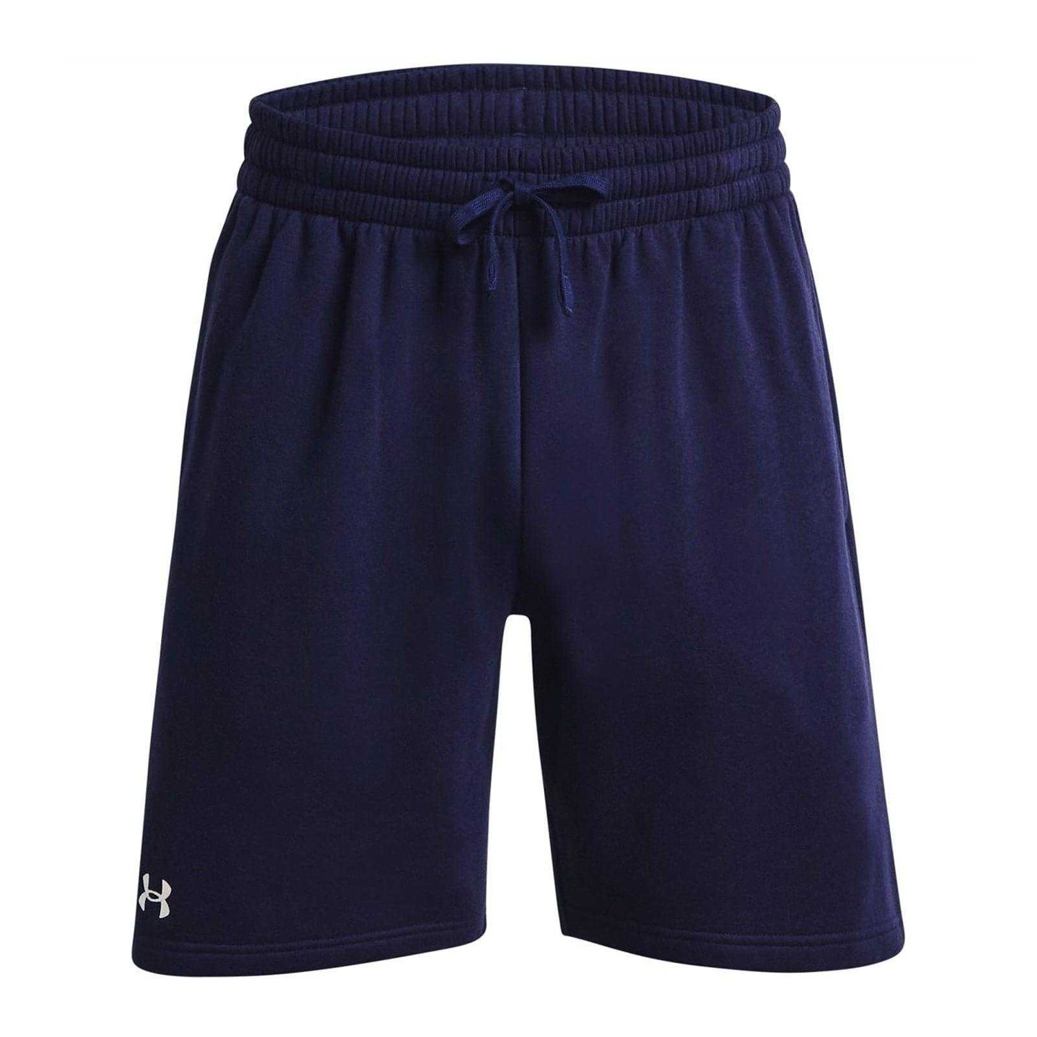 Midnight Navy - Front - Under Armour Mens Rival Cotton Blend Shorts