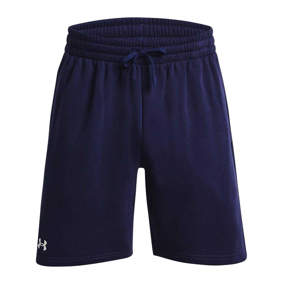 Midnight Navy - Front - Under Armour Mens Rival Cotton Blend Shorts