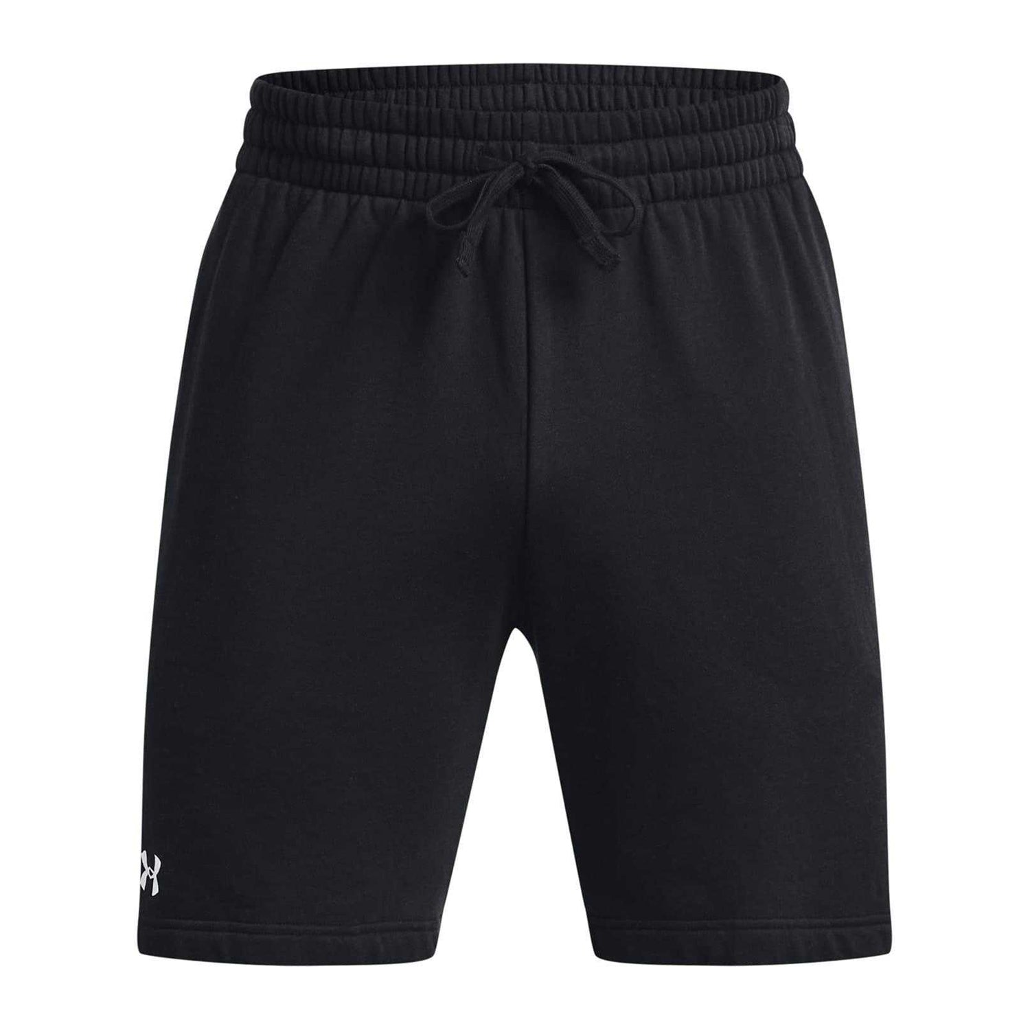 Black - Front - Under Armour Mens Rival Cotton Blend Shorts