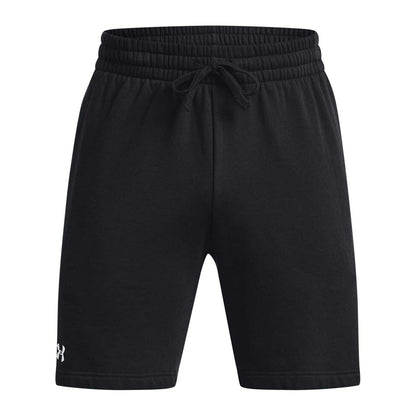 Black - Front - Under Armour Mens Rival Cotton Blend Shorts