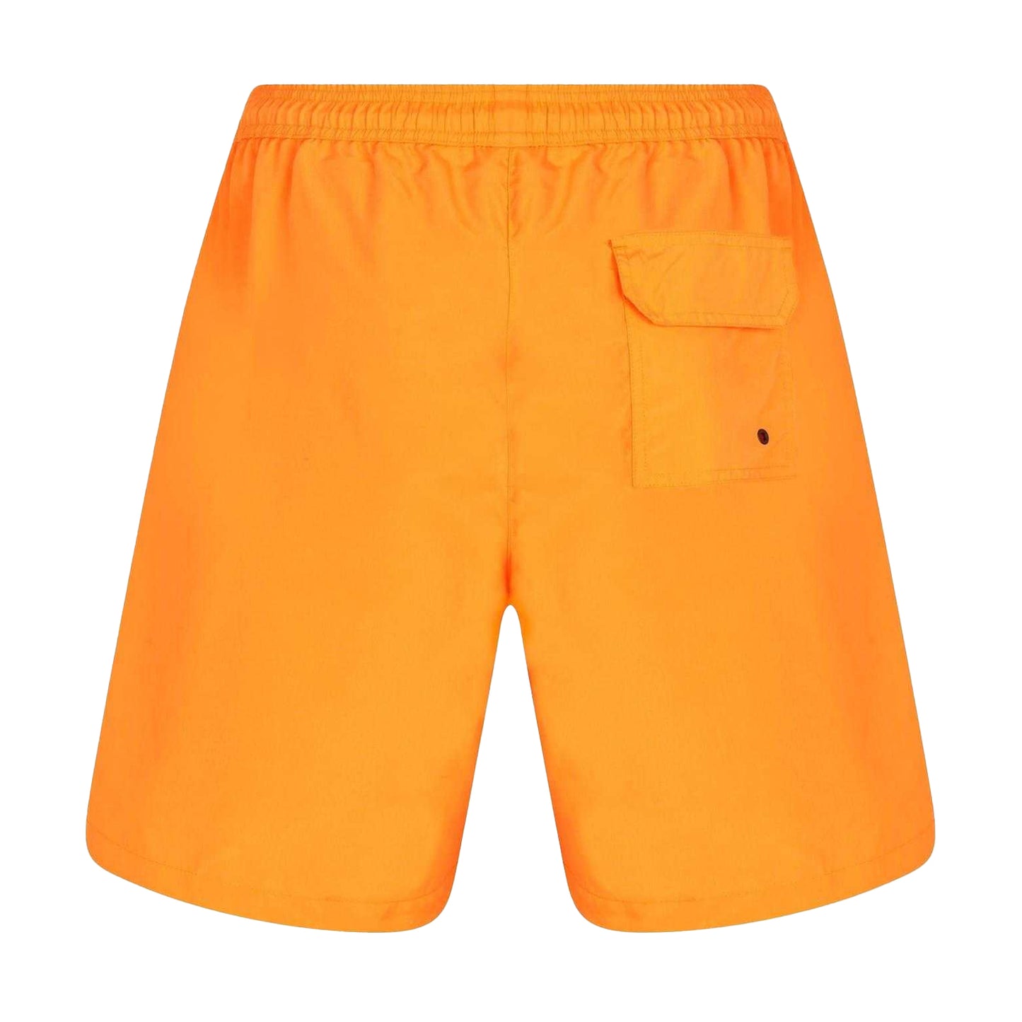 Neon Orange - Back - Heron Preston Mens Swim Shorts