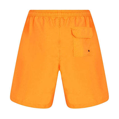Neon Orange - Back - Heron Preston Mens Swim Shorts