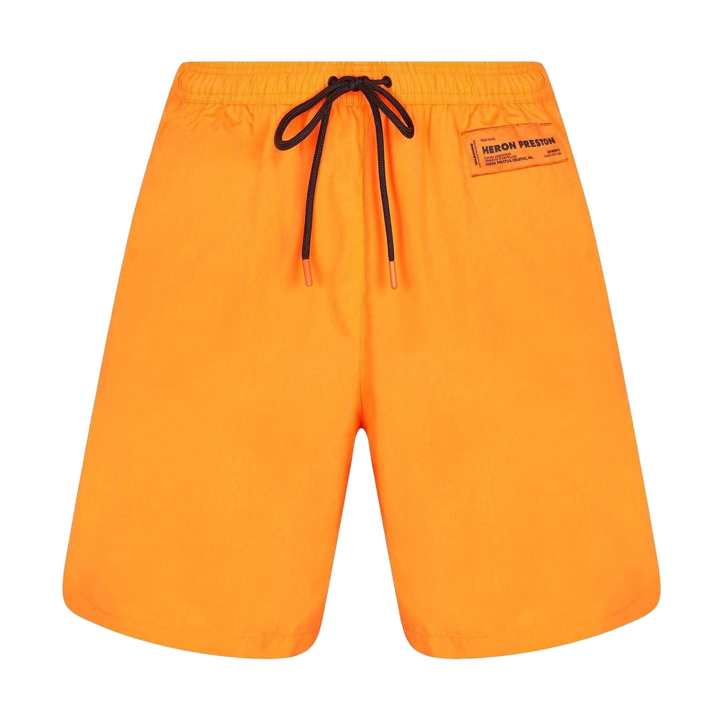 Neon Orange - Front - Heron Preston Mens Swim Shorts