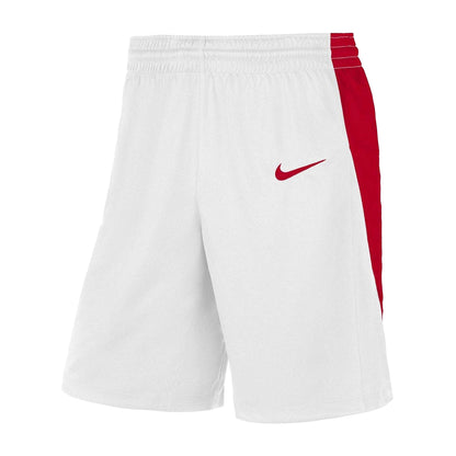 White-Red - Front - Nike Mens Basketball Shorts