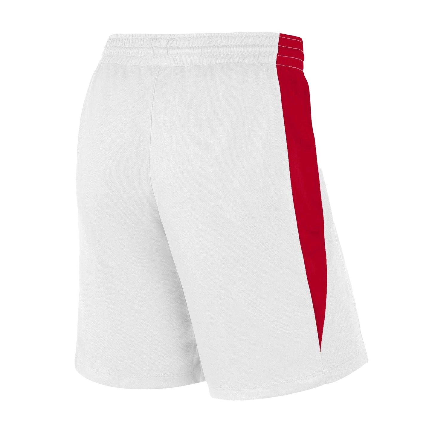 White-Red - Back - Nike Mens Basketball Shorts