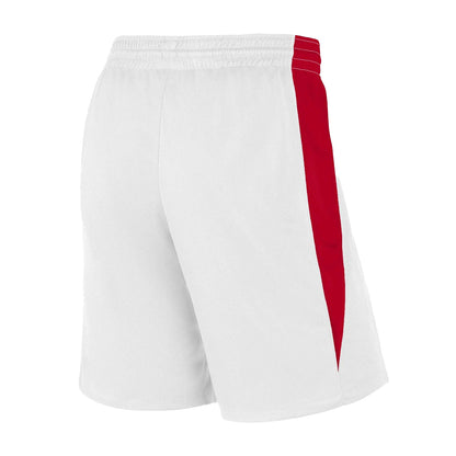 White-Red - Back - Nike Mens Basketball Shorts