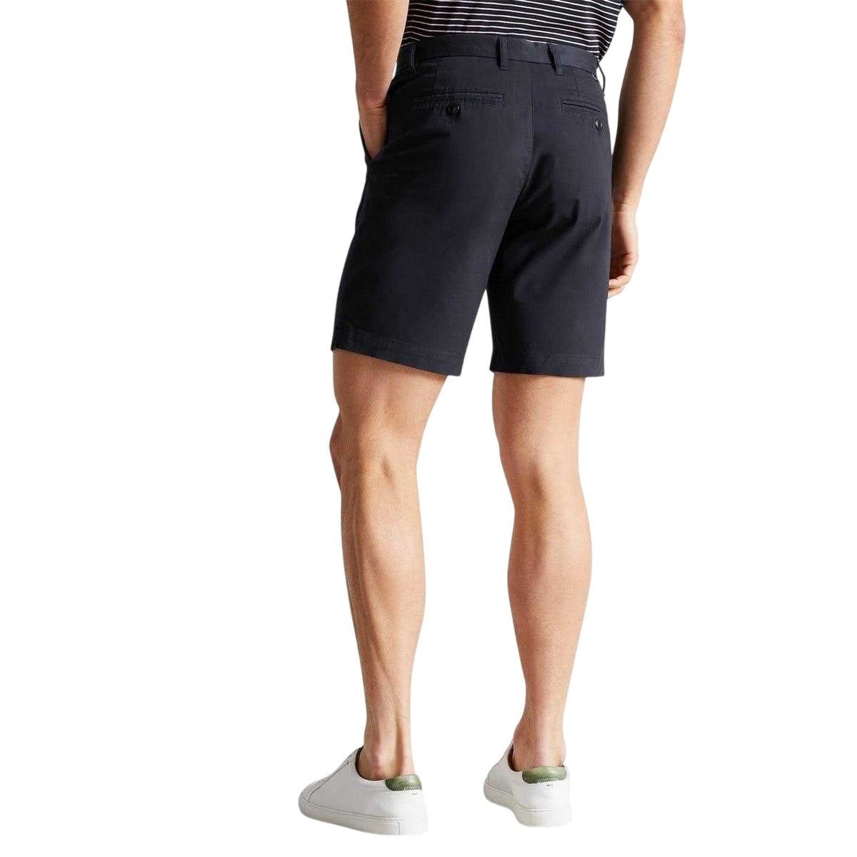 Dark Navy - Back - Ted Baker Mens Chino Shorts