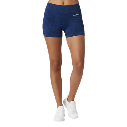 Navy - Front - USA Womens-Ladies Nylon Shorts