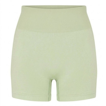 Pistachio - Front - USA Womens-Ladies Nylon Shorts