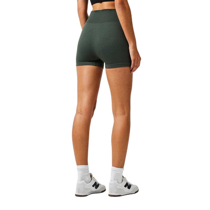 Khaki - Back - USA Womens-Ladies Nylon Shorts