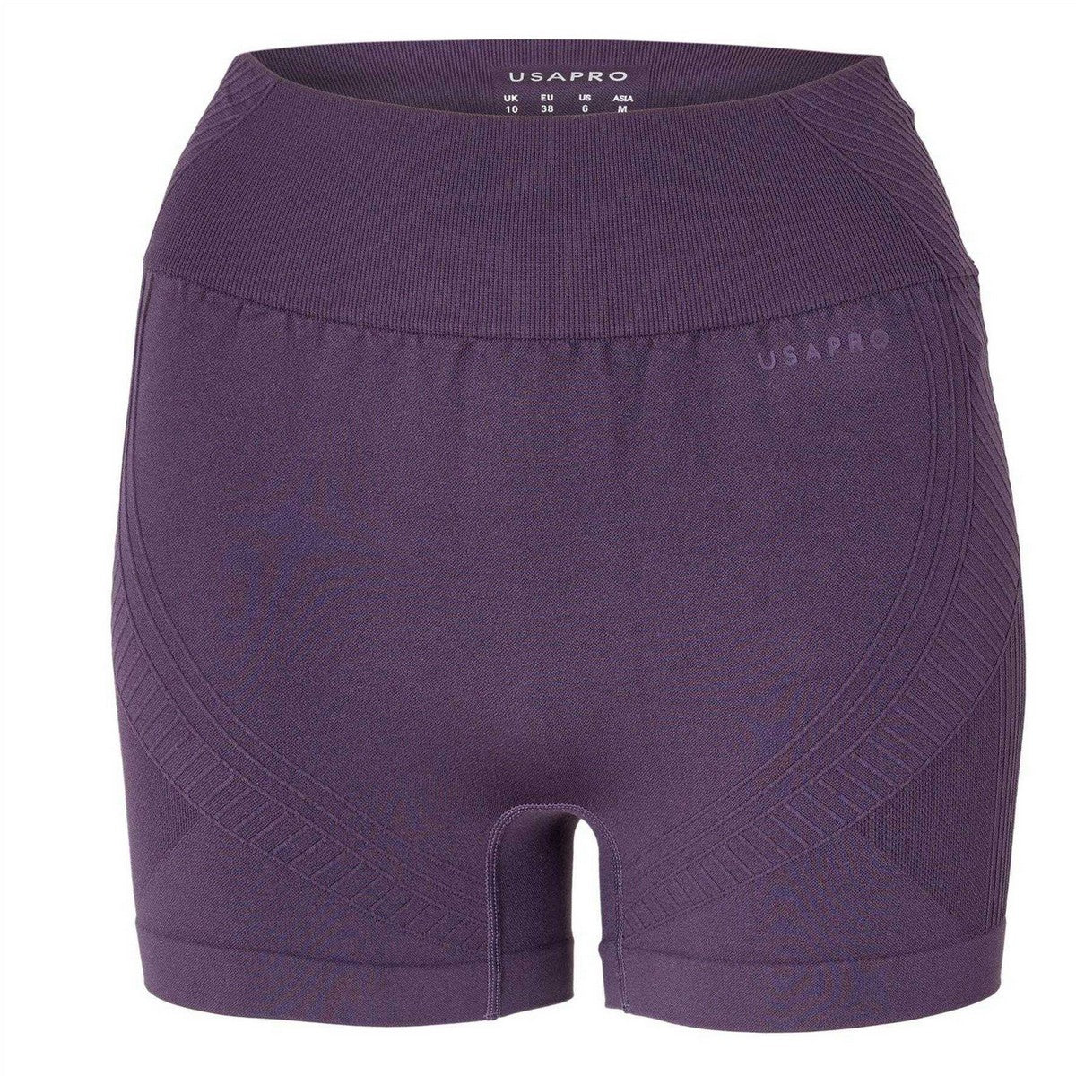Light Pink - Front - USA Womens-Ladies Nylon Shorts