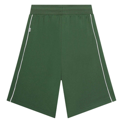Khaki Green - Back - Boss Childrens-Kids Jersey Shorts