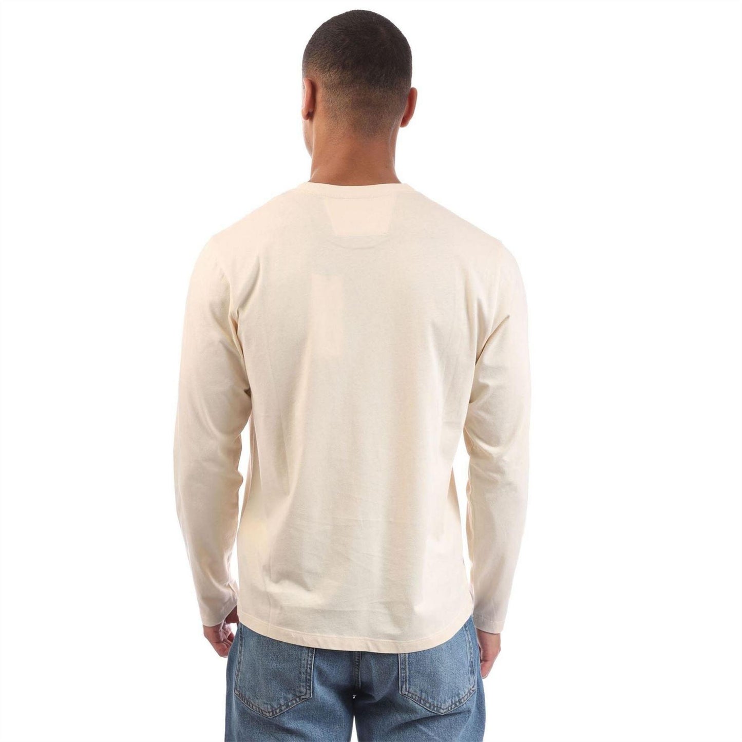 Cream - Back - C.P. Company Mens T-Shirt