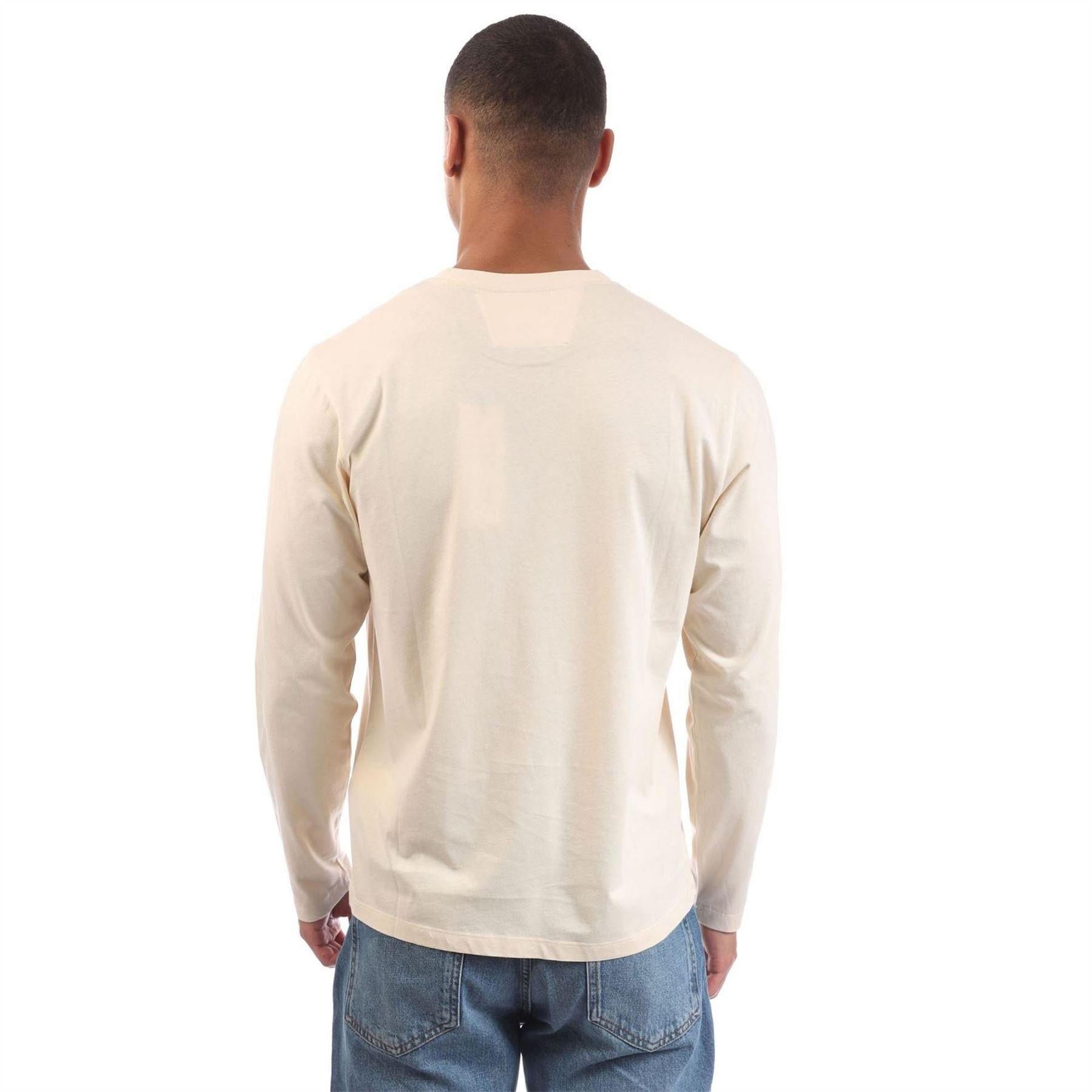 Cream - Back - C.P. Company Mens T-Shirt