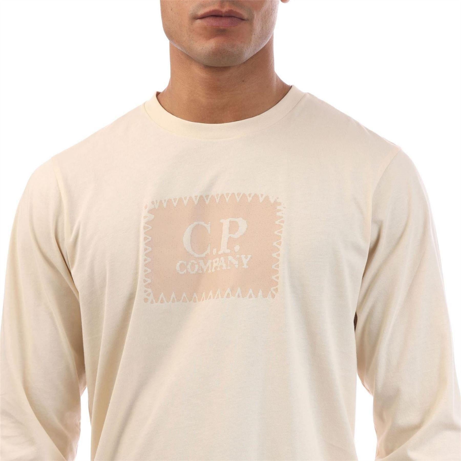 Cream - Side - C.P. Company Mens T-Shirt