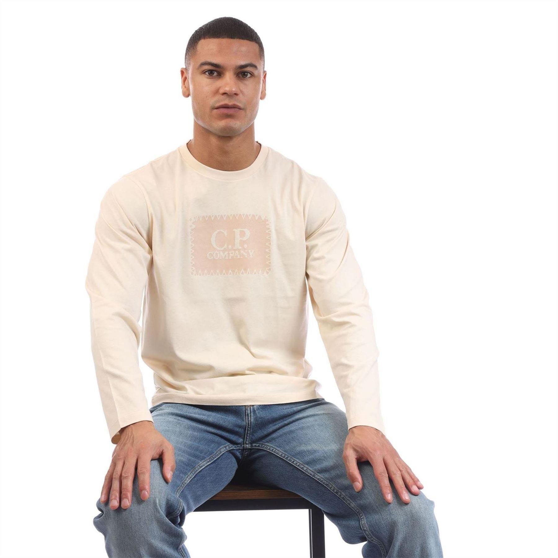 Cream - Lifestyle - C.P. Company Mens T-Shirt