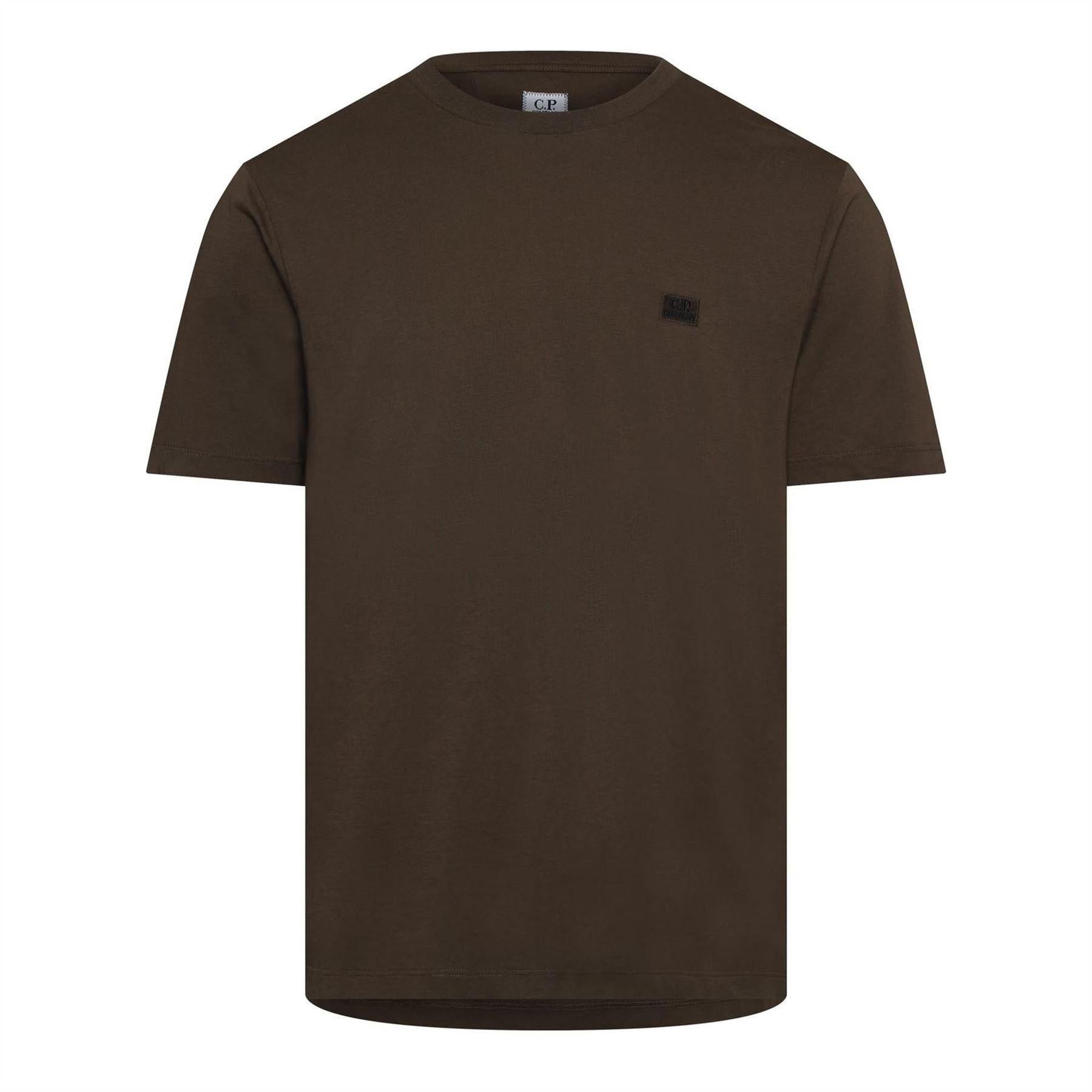 Green - Front - C.P. Company Mens T-Shirt