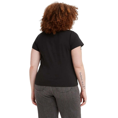 Black - Back - Levis Womens-Ladies Baby Plus T-Shirt
