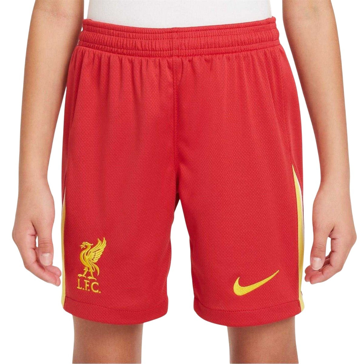 Red - Front - Nike Childrens-Kids Liverpool FC Home Shorts