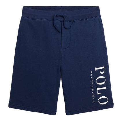 Navy - Front - Ralph Lauren Boys Polo Cotton Blend Shorts