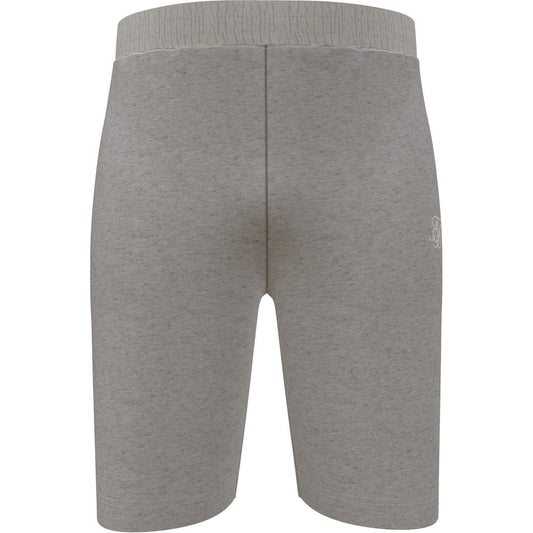 Grey Marl Marl - Front - SikSilk Mens Logo Sweat Shorts