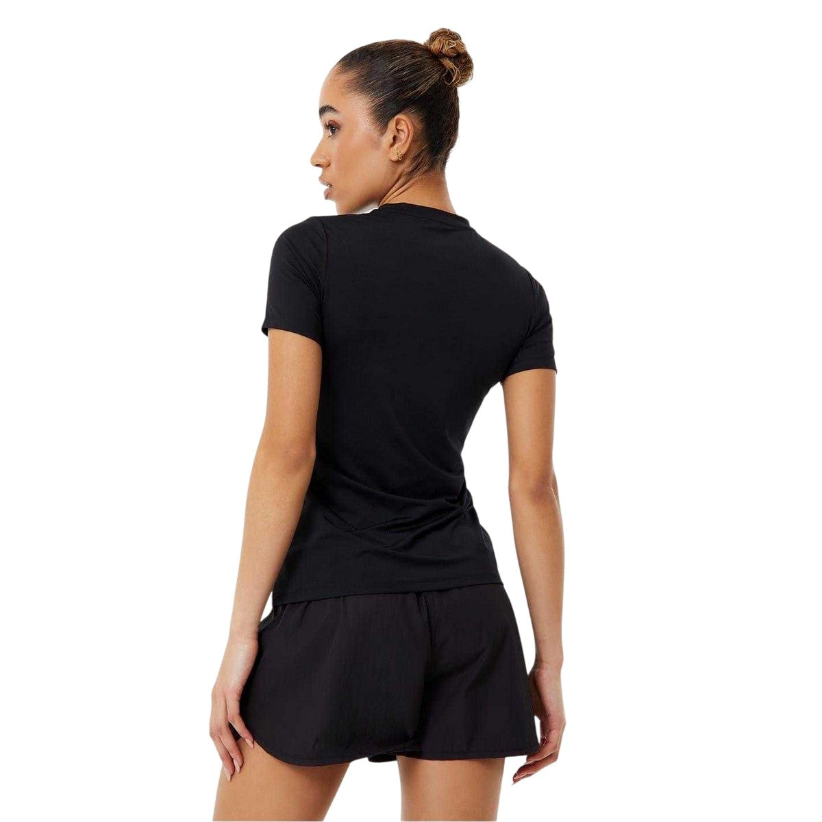 Black - Back - Everlast Womens-Ladies Boxing Shorts