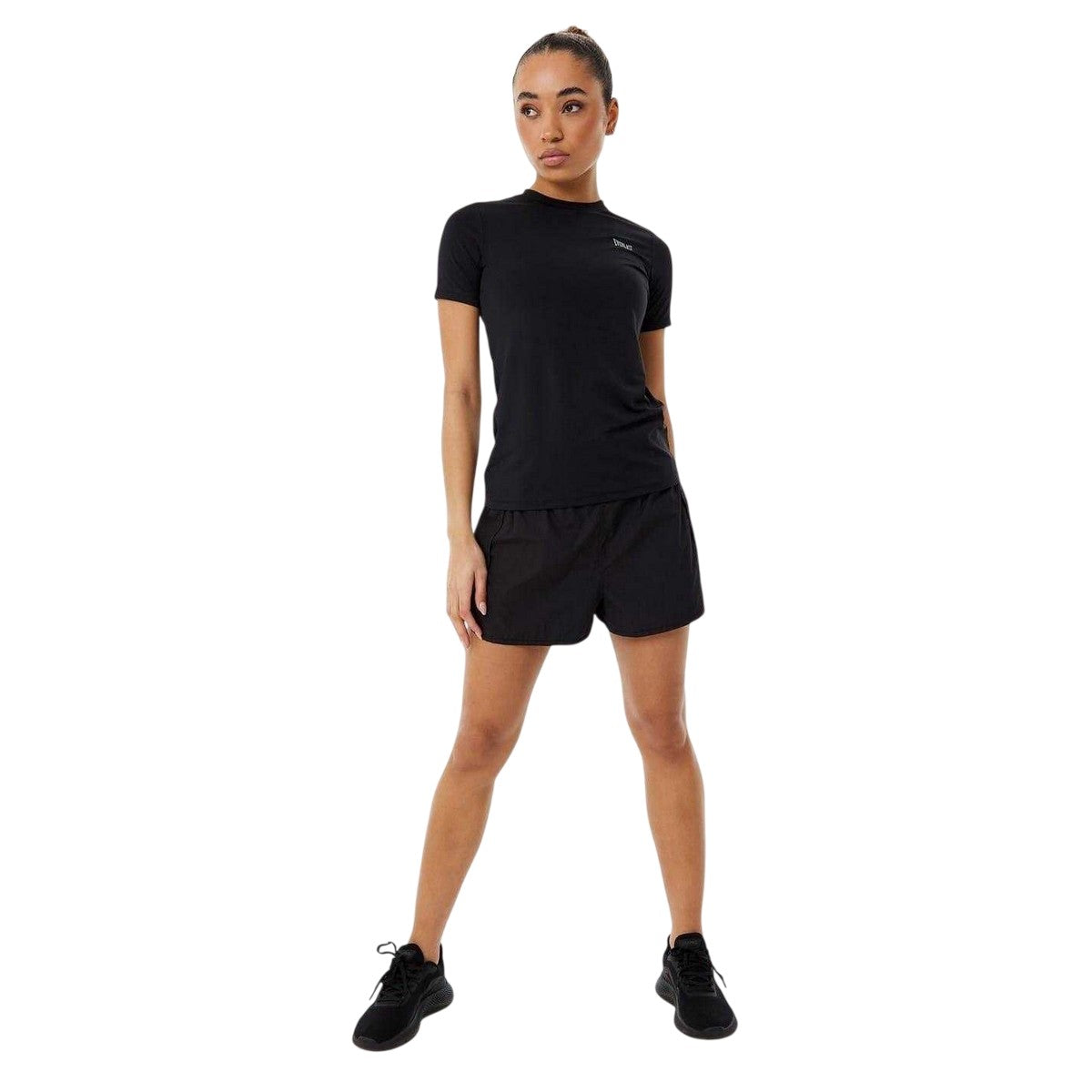 Black - Lifestyle - Everlast Womens-Ladies Boxing Shorts