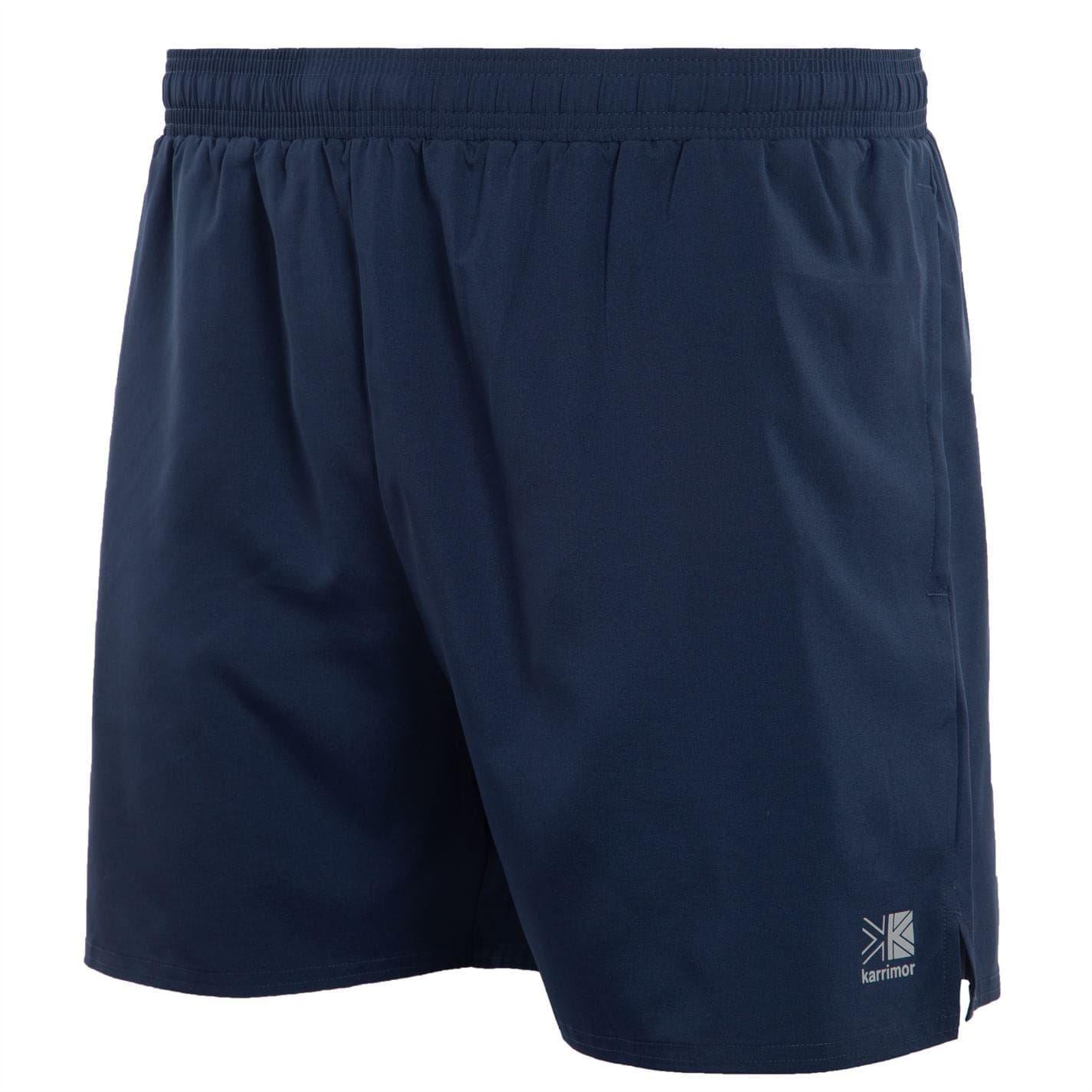 Navy - Side - Karrimor Mens Running Shorts