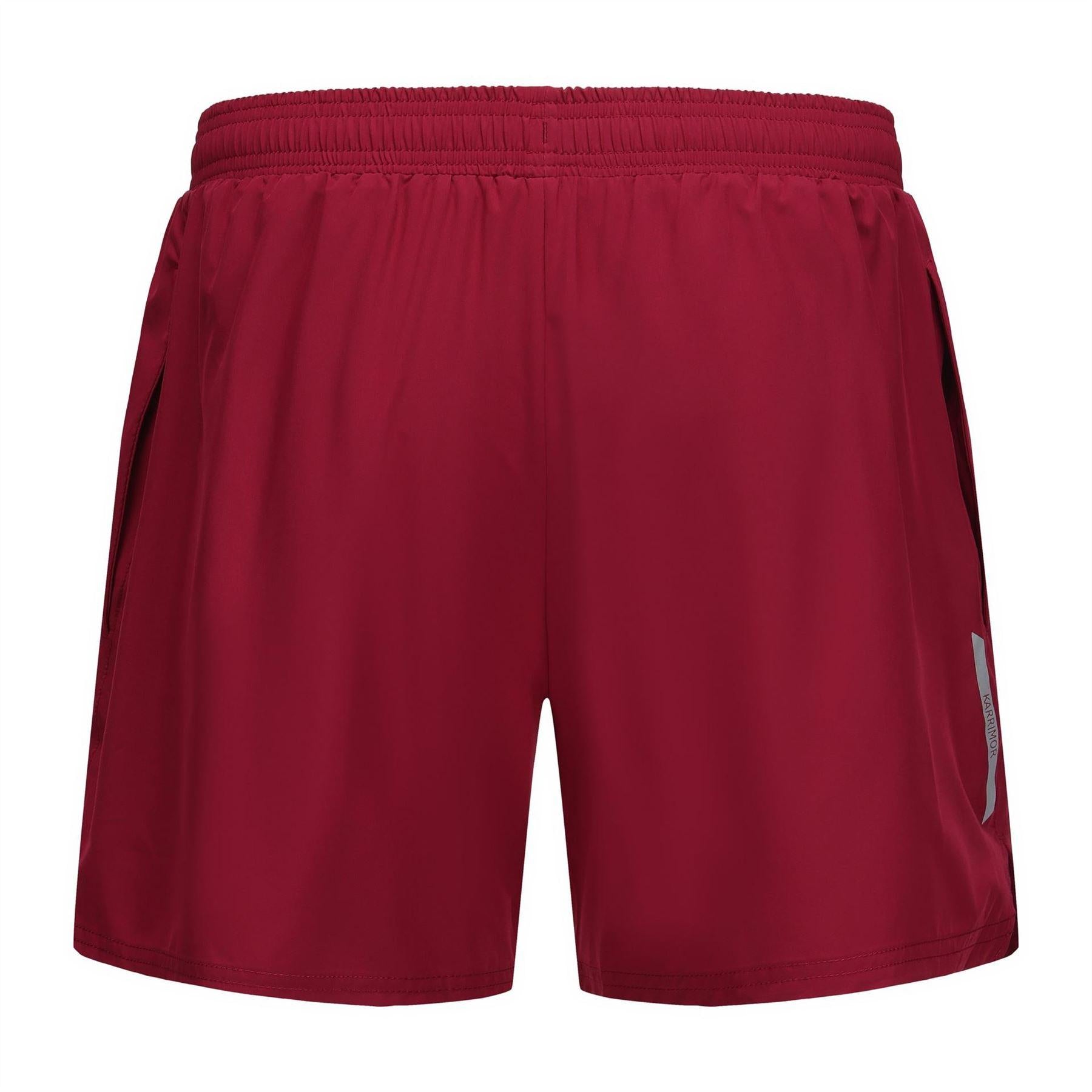 Berry Red - Side - Karrimor Mens Running Shorts