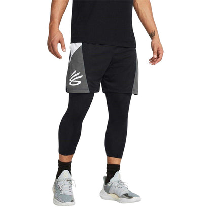 Black-Grey - Lifestyle - Under Armour Mens Graphic Print Basketball Shorts