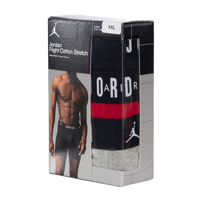 Black-Red-Grey - Back - Air Mens Cotton Blend Briefs (Pack of 3)