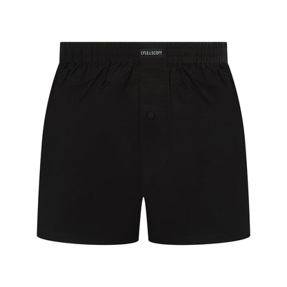 Black-Green - Back - Lyle & Scott Mens Boxer Shorts (Pack of 2)