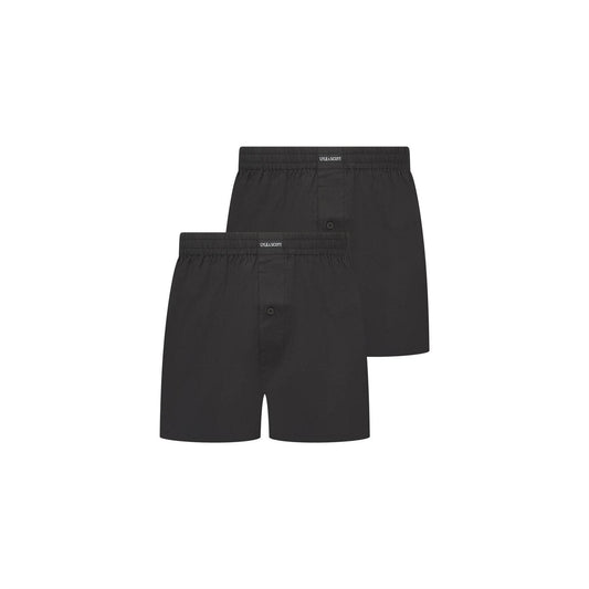 Black - Front - Lyle & Scott Mens Boxer Shorts (Pack of 2)