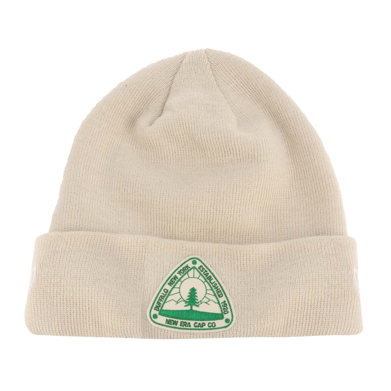 Beige - Front - New Era Knitted Turned Up Cuff Beanie