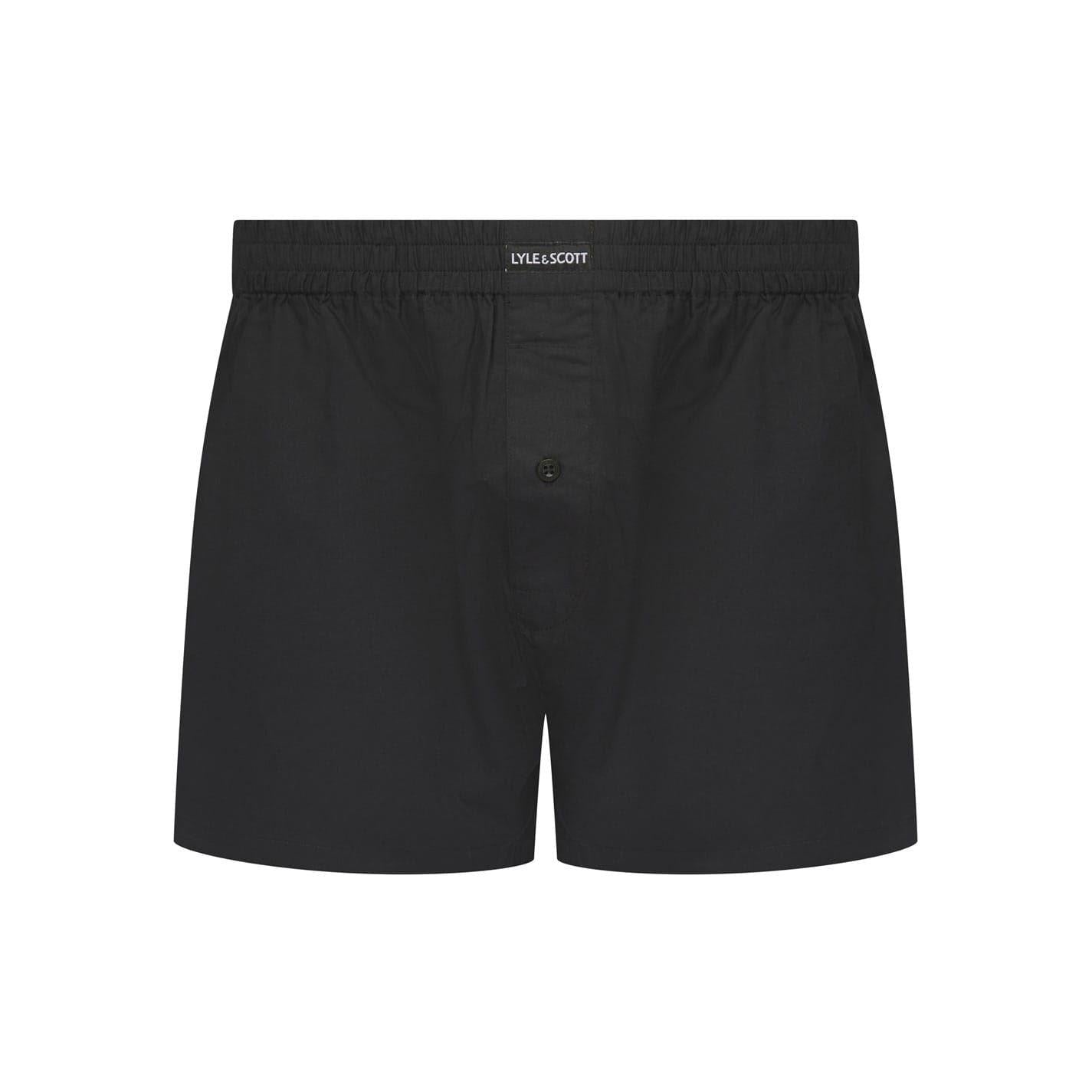 Polka Dot - Back - Lyle & Scott Mens Polka Dot Boxer Shorts (Pack of 3)