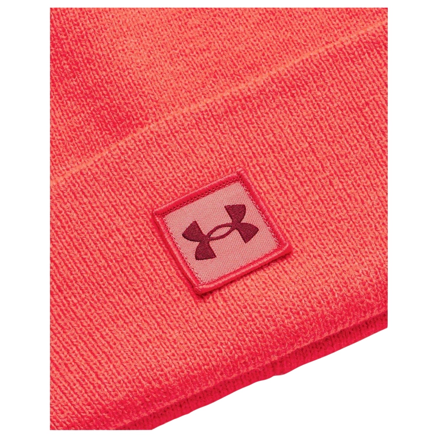 Red - Side - Under Armour Unisex Adult Halftime Beanie