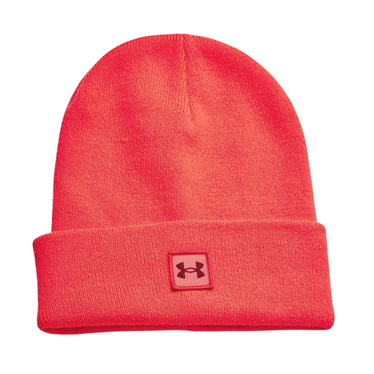 Red - Front - Under Armour Unisex Adult Halftime Beanie