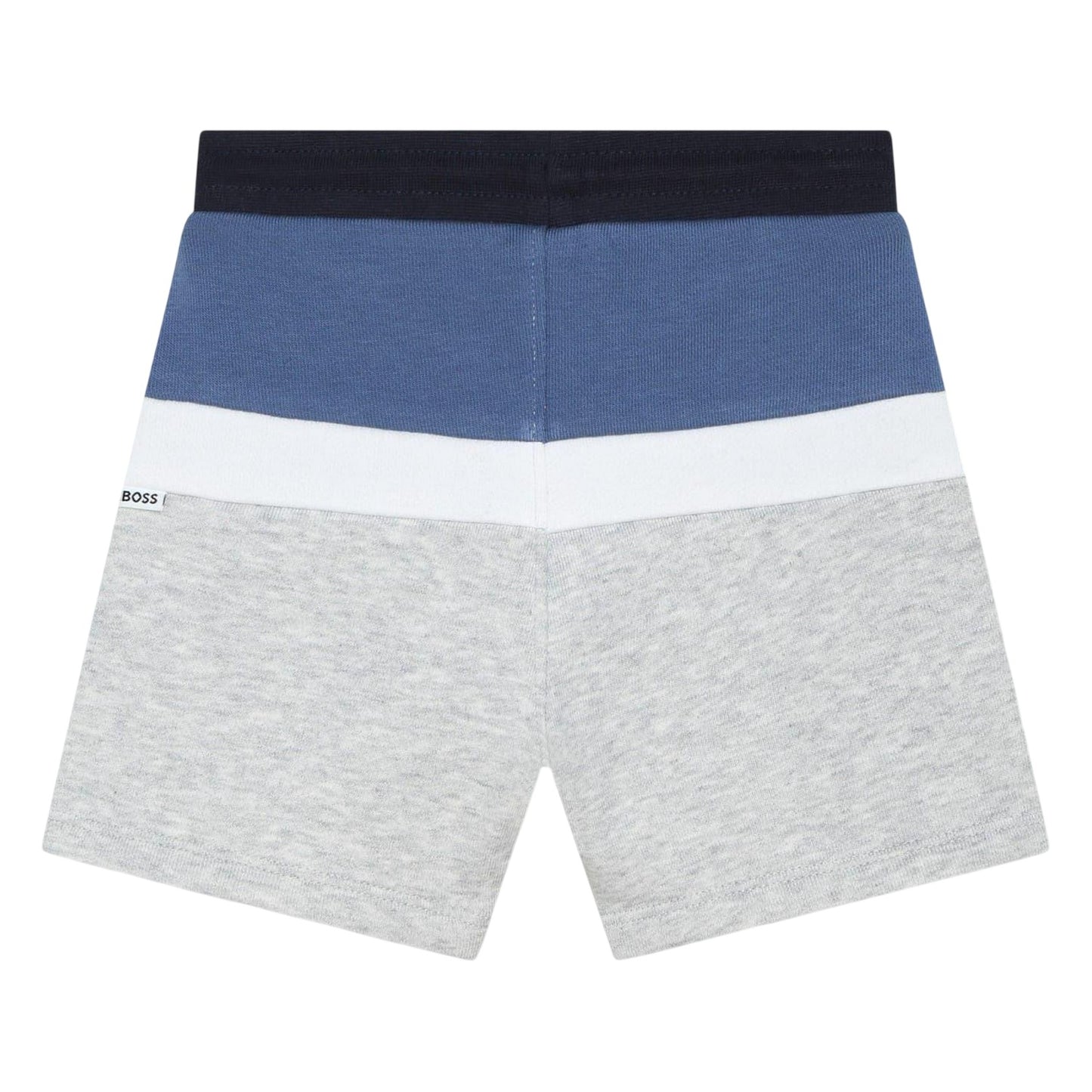 Grey - Back - Boss Baby Boys Jersey Swim Shorts