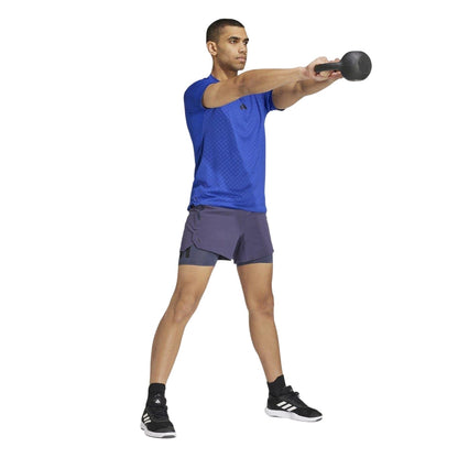 Navy-Black - Lifestyle - Adidas Mens Power Shorts