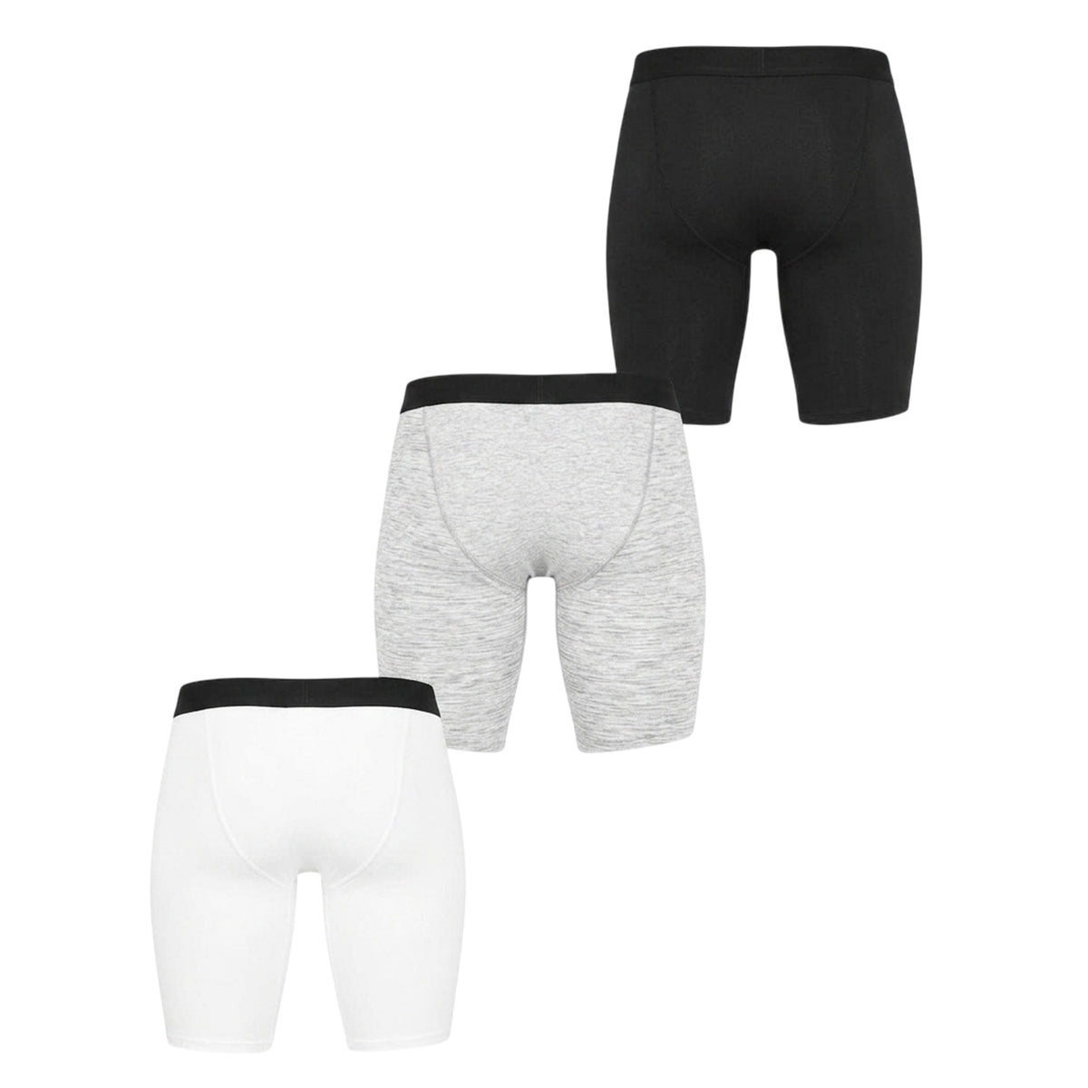 Black-White-Grey - Back - Reebok Mens Boxer Shorts