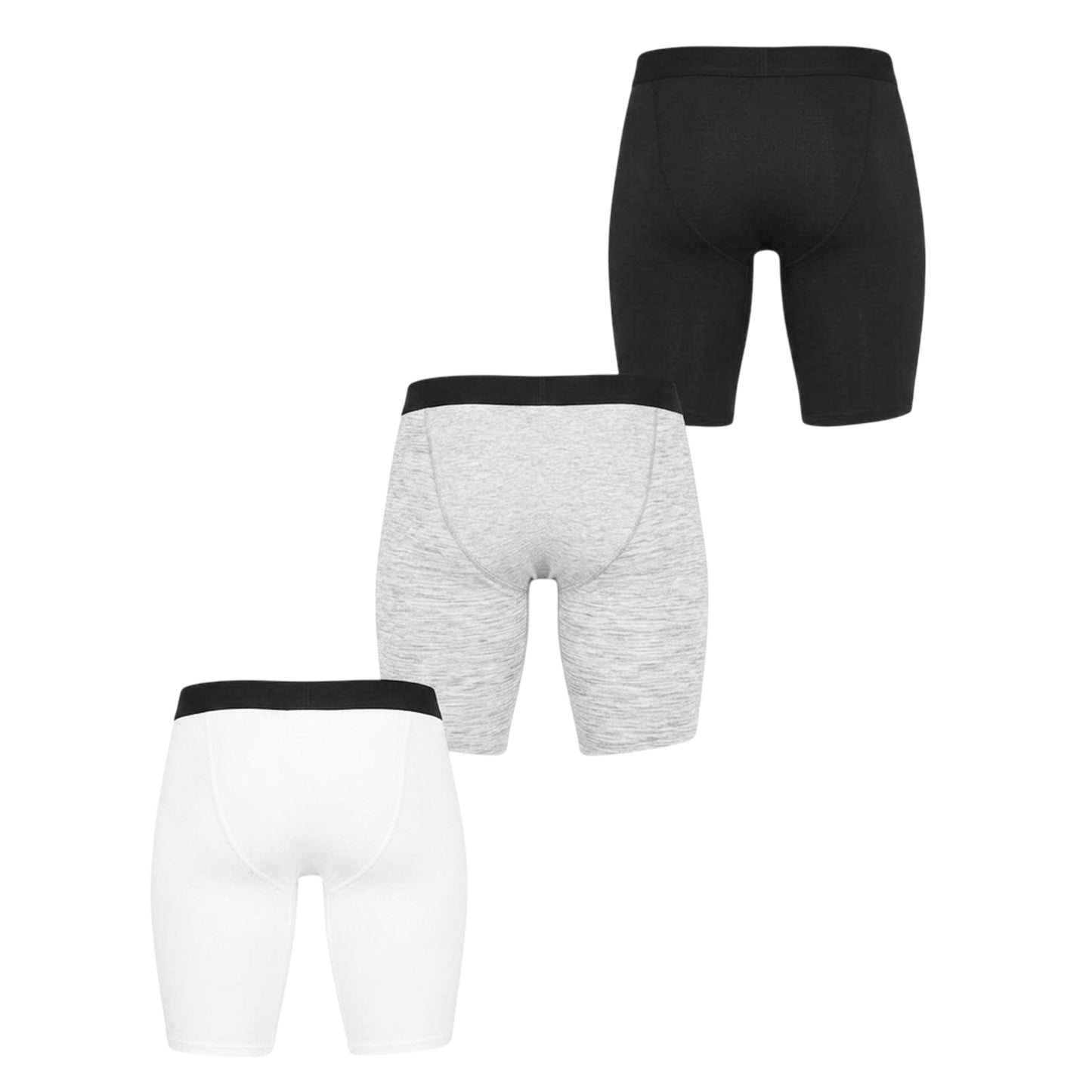Black-White-Grey - Back - Reebok Mens Boxer Shorts